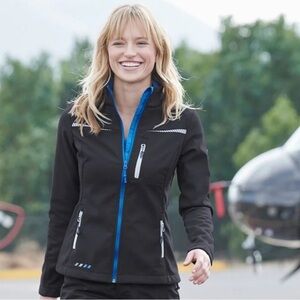 Engelbert Strauss Softshell Jacket S Graphite Gentian Blue e.s.motion 2020 NWT